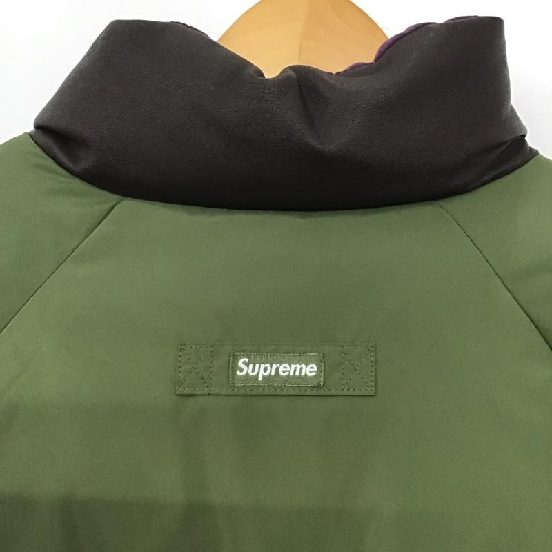 シュプリーム Supreme ジャケット、上着 ジャンパー、ブルゾン 24SS ReversibleDownPufferJacket ジップアップダウンジャケット リバーシブル L ロゴ、文字 カーキ / カーキ /  メンズ USED 古着 中古 10148004
