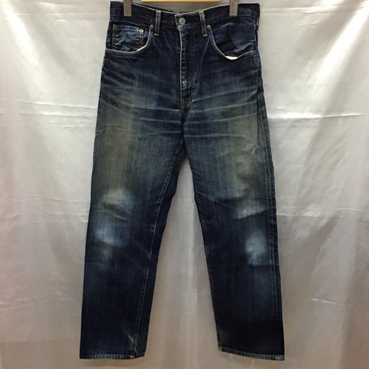 リーバイストラウスアンドコー Levi Strauss & co. パンツ デニム、ジーンズ デニムパンツ ストレートパンツ ワイドパンツ カジュアルパンツ 32インチ 無地 インディゴ / インディゴ /  メンズ USED 古着 中古 10113581