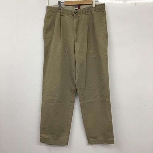 トミーヒルフィガー TOMMY HILFIGER パンツ チノパン 34 無地 ベージュ / ベージュ /  メンズ USED 古着 中古 10113931