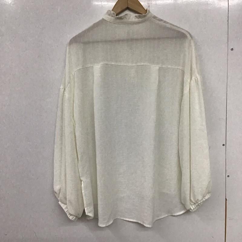 レプシィム LEPSIM シャツ、ブラウス 長袖 FREE 無地 白 / ホワイト /  レディース USED 古着 中古 10136650
