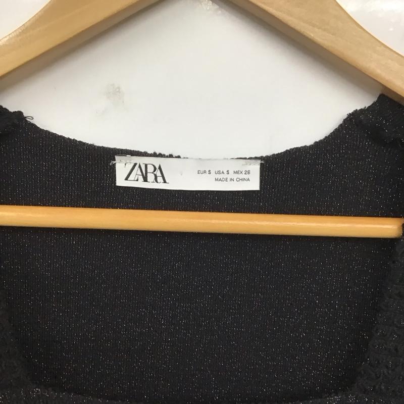 ザラ ZARA ワンピース ロングスカート S 無地 黒 / ブラック /  レディース USED 古着 中古 10124801
