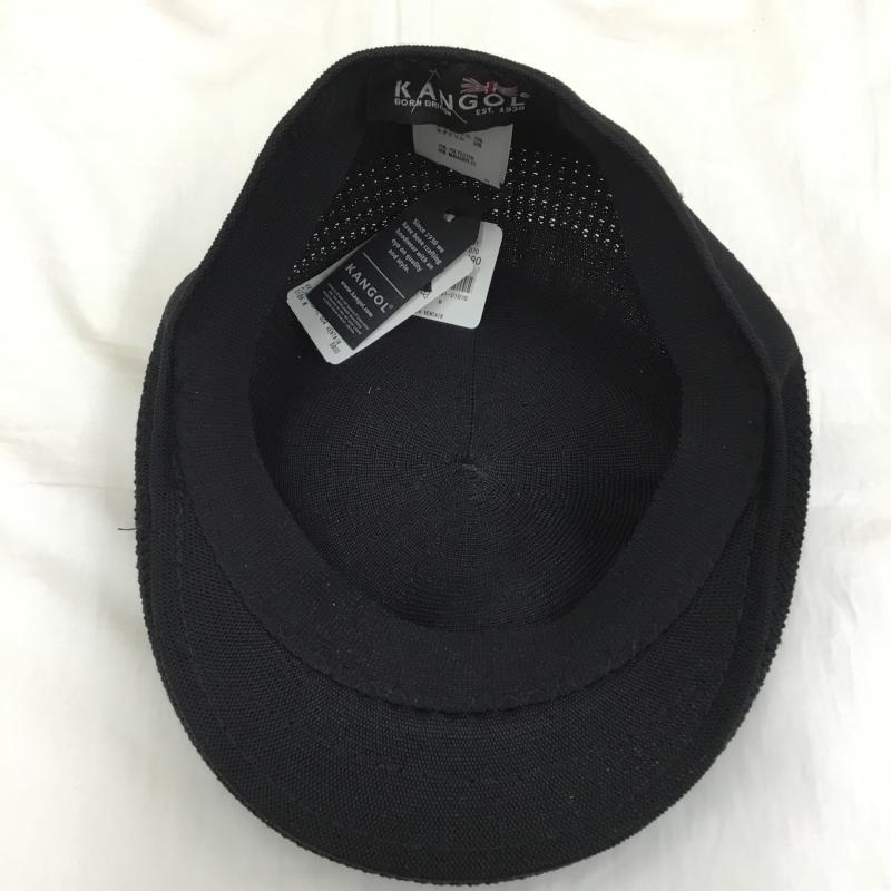 カンゴール KANGOL 帽子 ハンチング 0290BC FREE ロゴ、文字 黒 / ブラック /  メンズ USED 古着 中古 10134020