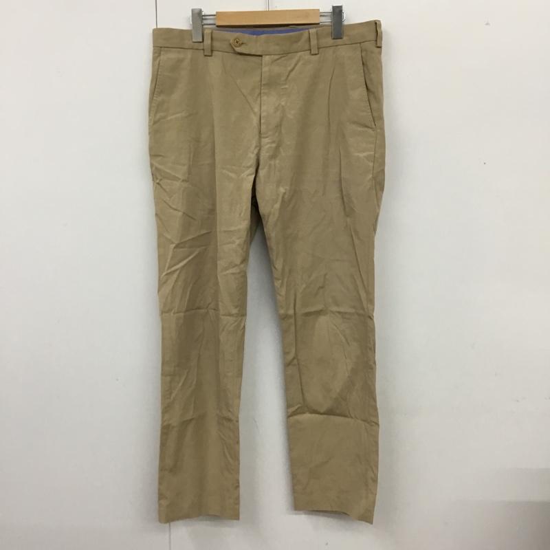 ブルックスブラザーズ BROOKS BROTHERS パンツ チノパン チノパン カジュアルパンツ ワイドパンツ ストレートパンツ 34 無地 ベージュ / ベージュ /  メンズ USED 古着 中古 10110004