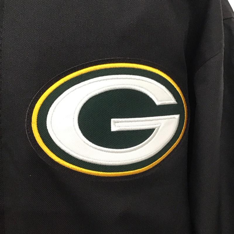 ナショナルフットボールリーグ NFL ジャケット、上着 ジャンパー、ブルゾン グリーンベイ パッカーズ L ロゴ、文字 黒 / ブラック /  メンズ USED 古着 中古 10110199
