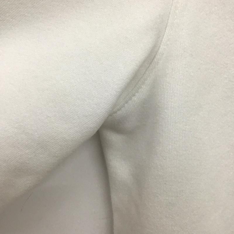 トミー ジーンズ TOMMY JEANS パーカー 長袖 M プリント X ロゴ、文字 白 / ホワイト /  レディース USED 古着 中古 10139523