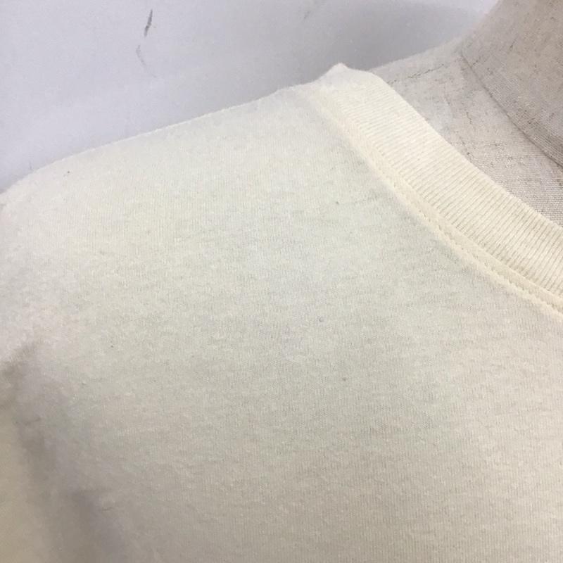 エッセンシャルズ ESSENTIALS Tシャツ 半袖 半袖カットソー プリントTシャツ クルーネックカットソー M 無地 アイボリー / アイボリー /  メンズ USED 古着 中古 10115616