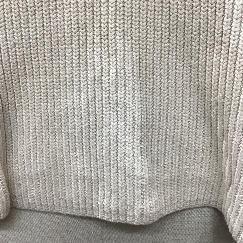 ザラ ZARA ベスト ベスト 3519 056 806 Vネック ニットベスト M 無地 アイボリー / アイボリー /  レディース USED 古着 中古 10118450