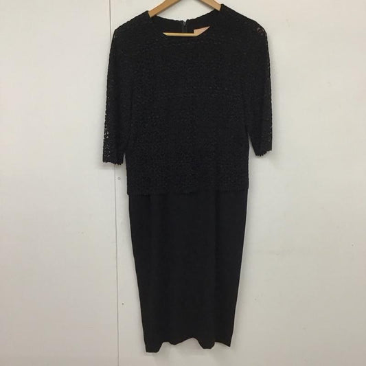 クロエ Chloe ワンピース ひざ丈スカート 無地 黒 / ブラック /  レディース USED 古着 中古 10131134