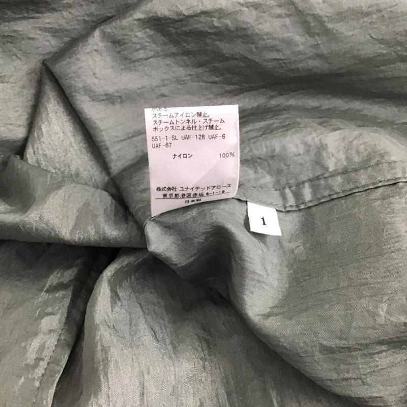 ロエフ LOEFF コート コート一般 8822-699-0009 LF NY WSH SSL GOWN COAT 半袖 ワンピース ナイロン 無地 緑 / グリーン /  レディース USED 古着 中古 10145964