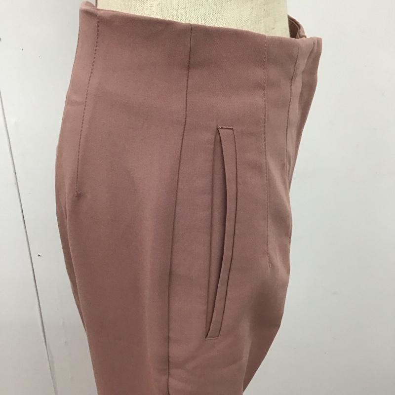 ザラ ZARA パンツ スラックス 7901 132 172 ハイウエストパンツ S 無地 桃 / ピンク /  レディース USED 古着 中古 10112621