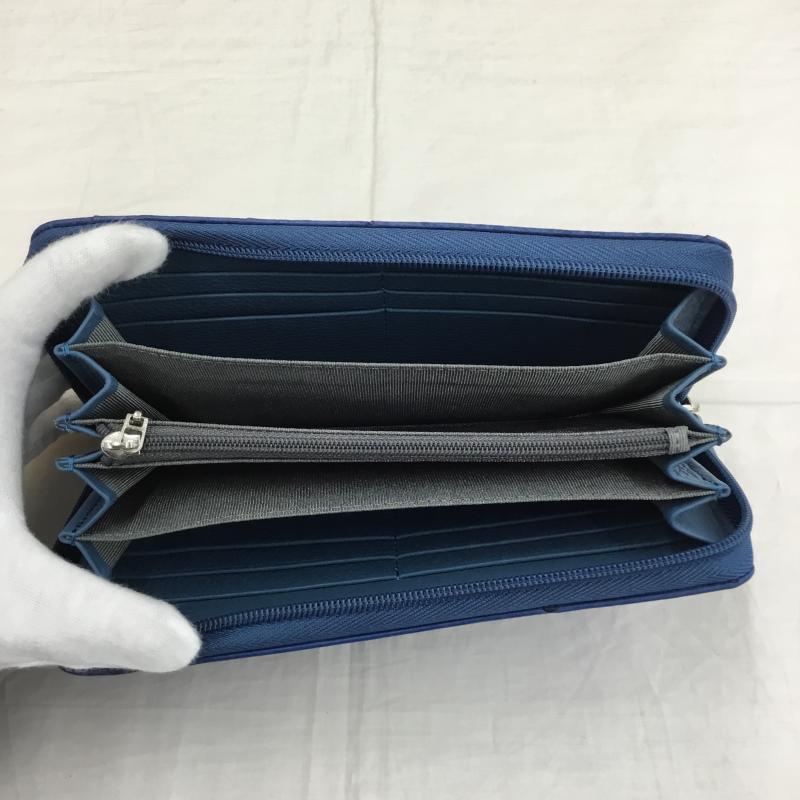 オーストリッチ ostrich 財布 長財布 松屋銀座　オーストリッチ  青 / ブルー /  レディース USED 古着 中古 10140921