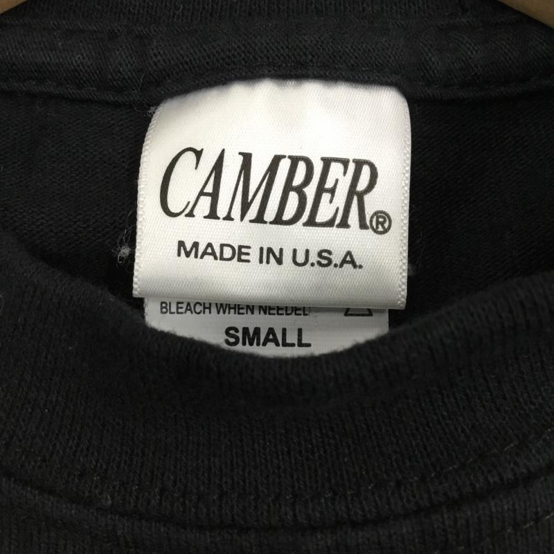 キャンバー CAMBER Tシャツ 半袖 S 無地 黒 / ブラック /  メンズ USED 古着 中古 10109701
