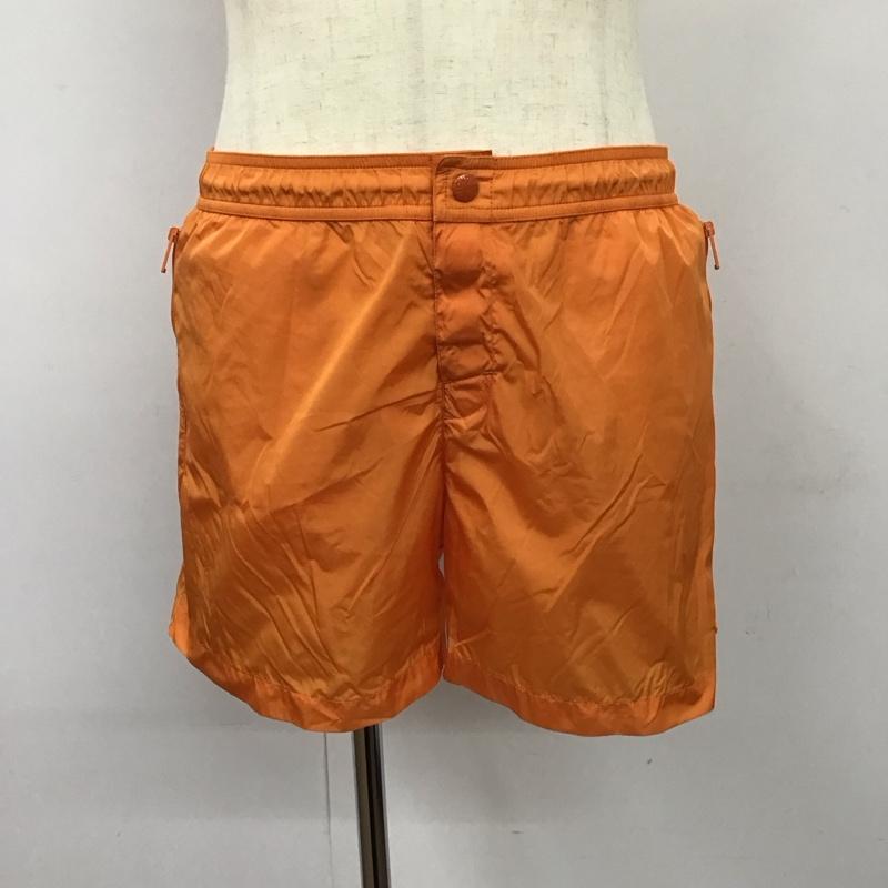 モンクレール MONCLER パンツ ショートパンツ c-a9co-21-8268 ボクサーショーツ 水着 ハーフパンツ XL 無地 橙 / オレンジ /  メンズ USED 古着 中古 10116623
