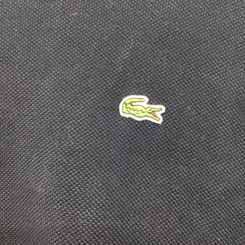 ラコステ LACOSTE カットソー 長袖 長袖カットソー クルーネックカットソー 3 ロゴ、文字 紺 / ネイビー /  メンズ USED 古着 中古 10146641