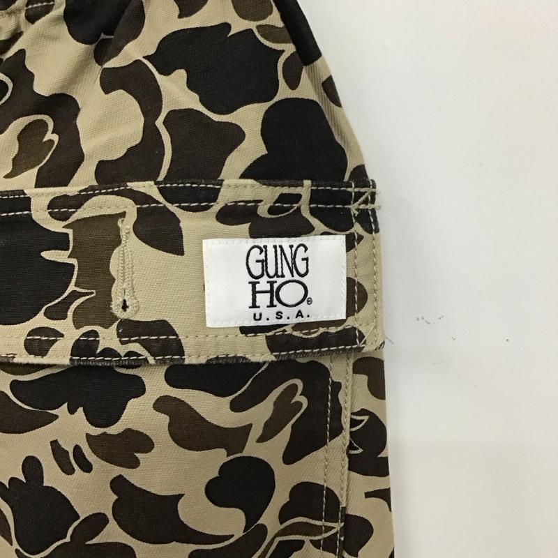 ガンホー GUNG HO パンツ ワークパンツ、ペインターパンツ ワークパンツ ワイドパンツ カジュアルパンツ ミリタリーパンツ フリークスストア M カモフラージュ柄・迷彩 マルチカラー / マルチカラー /  メンズ USED 古着 中古 10136808
