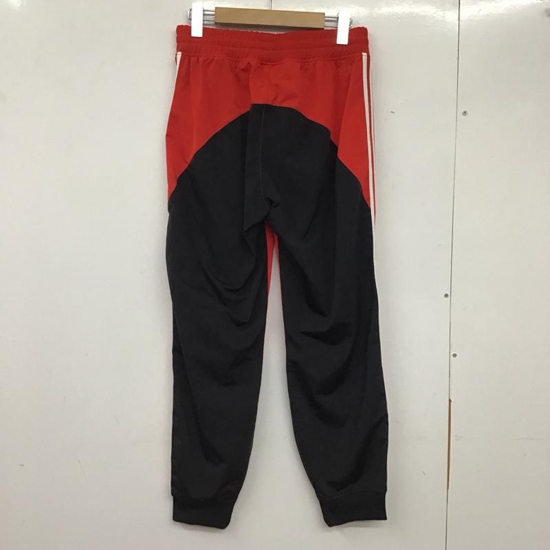 アディダス adidas パンツ ワークパンツ、ペインターパンツ ワイドパンツ カジュアルパンツ ジャージ ロゴ、文字 白 / ホワイト / X 黒 / ブラック / X 赤 / レッド /  メンズ USED 古着 中古 10133727