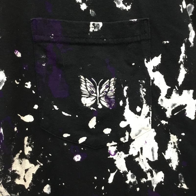 ニードルス Needles Tシャツ 半袖 GL369 L  黒 / ブラック /  メンズ USED 古着 中古 10127369