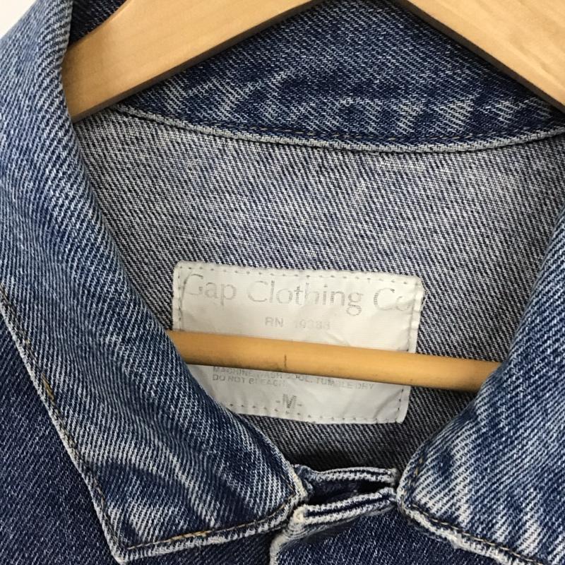 ギャップ GAP ジャケット、上着 ジャケット、ブレザー デニムジャケット Gジャン M 無地 水色 / ライトブルー /  メンズ USED 古着 中古 10130166