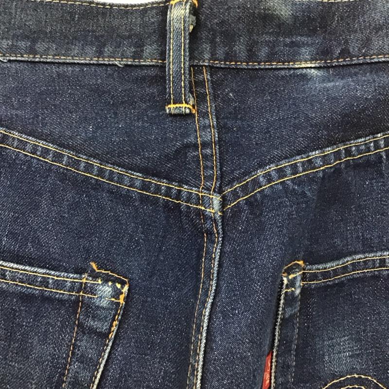 シュガーケーン SUGAR CANE パンツ デニム、ジーンズ W32 L35 ボタンフライ 32インチ 無地 インディゴ / インディゴ /  メンズ USED 古着 中古 10115881