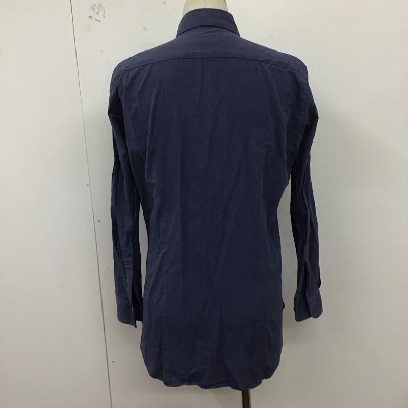 ブラックレーベルクレストブリッジ BLACK LABEL CRESTBRIDGE シャツ、ブラウス 長袖 長袖シャツ 無地シャツ カラーシャツ 無地 紺 / ネイビー /  メンズ USED 古着 中古 10127333