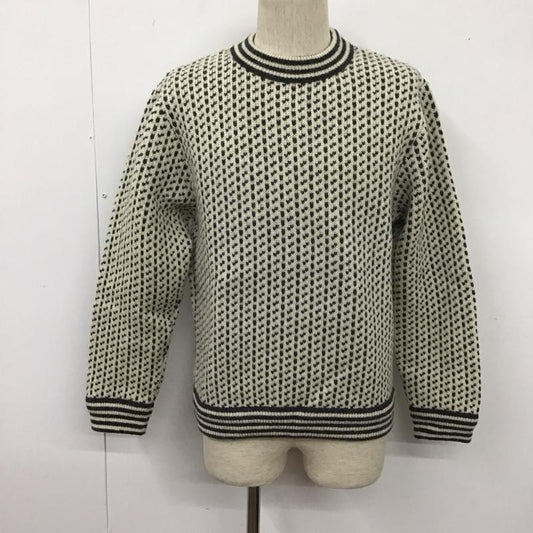エルエルビーン L.L.Bean ニット、セーター 長袖 S  白 / ホワイト / X 灰 / グレー /  メンズ USED 古着 中古 10111728