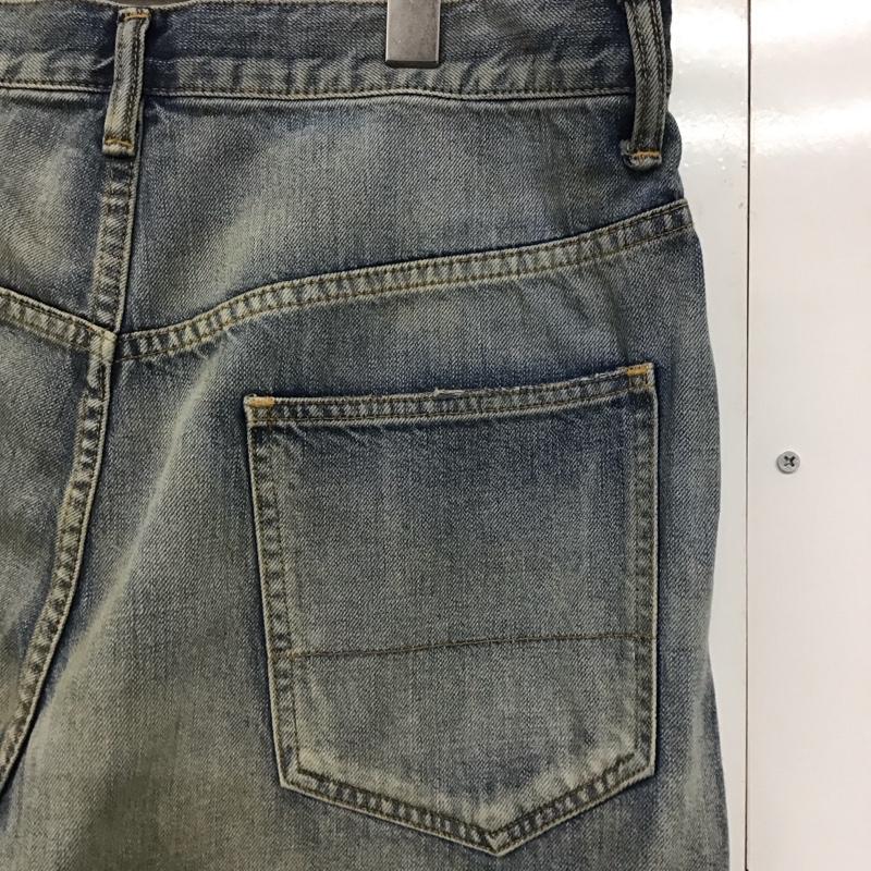 アンセルム ANCELLM パンツ デニム、ジーンズ anc-pt78 AGINGSTRAIGHT5PDENIMPANTS ボトム 3 ダメージ加工 インディゴ / インディゴ /  メンズ USED 古着 中古 10143453