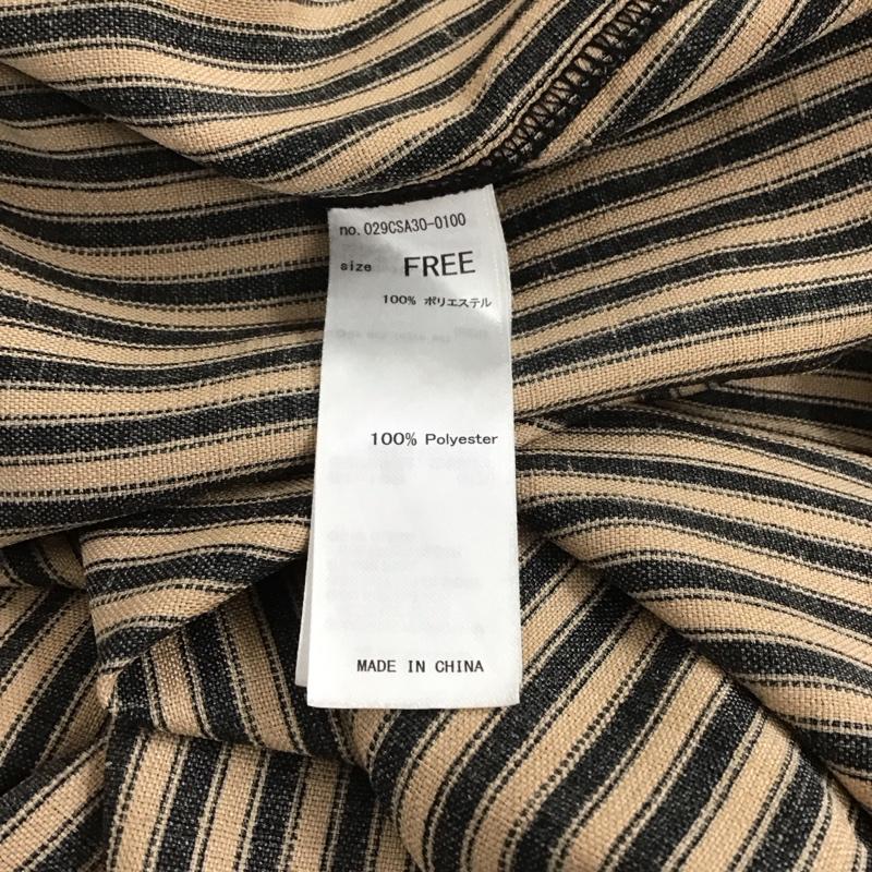 マウジー MOUSSY ワンピース ロングスカート 029csa30-0100 シャツワンピース　ストライプ チュニック FREE ストライプ マルチカラー / マルチカラー /  レディース USED 古着 中古 10150427