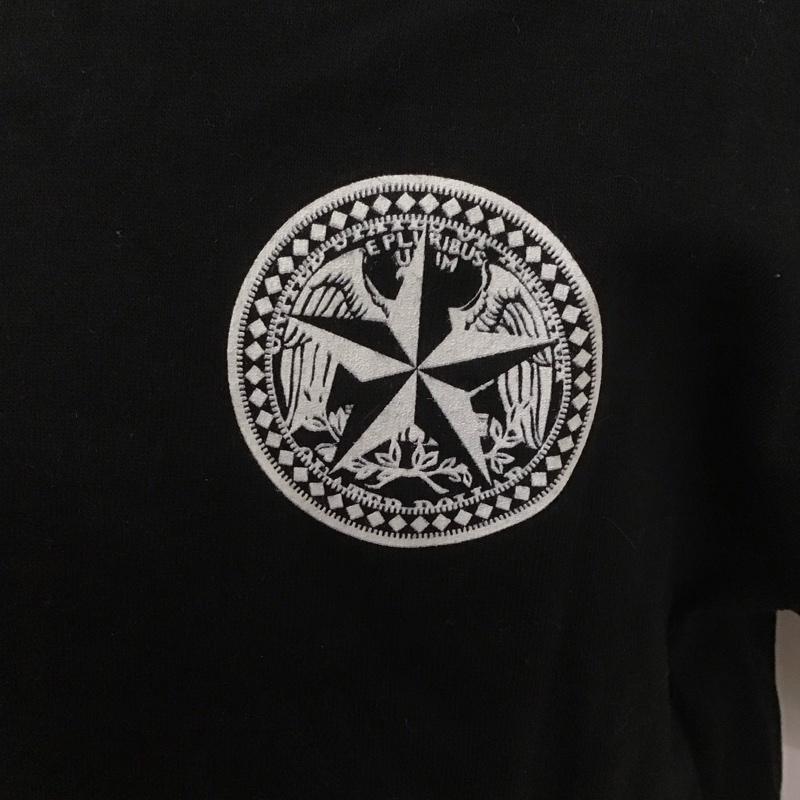レッドキャップ RED KAP Tシャツ 半袖 半袖カットソー プリントTシャツ クルーネックカットソー L プリント 黒 / ブラック /  メンズ USED 古着 中古 10107505