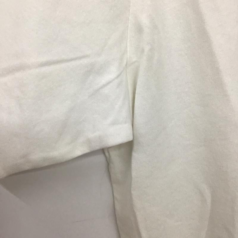ポールスミス Paul Smith Tシャツ 半袖 半袖カットソー プリントTシャツ クルーネックカットソー L プリント 白 / ホワイト /  メンズ USED 古着 中古 10135745