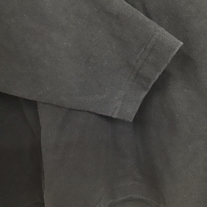 ザノースフェイス THE NORTH FACE カットソー 長袖 nt32136 長袖カットソー プリントTシャツ L ロゴ、文字 黒 / ブラック /  メンズ USED 古着 中古 10129623