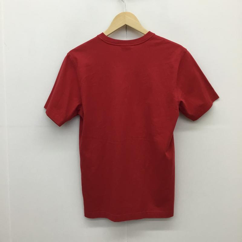 ブルックスブラザーズ BROOKS BROTHERS Tシャツ 半袖 Soft Comfort Short Sleeve T-Shirt S ロゴ、文字 赤 / レッド / X 水色 / ライトブルー /  メンズ USED 古着 中古 10130853