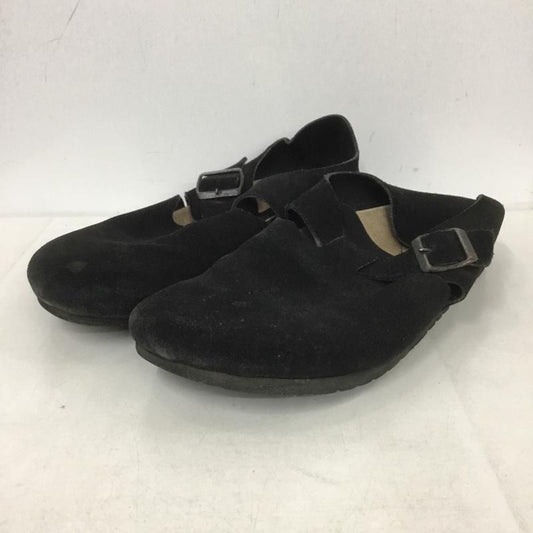 ビルケンシュトック BIRKENSTOCK カジュアルシューズ カジュアルシューズ LONDON 43 ロゴ、文字 黒 / ブラック /  メンズ USED 古着 中古 10142719