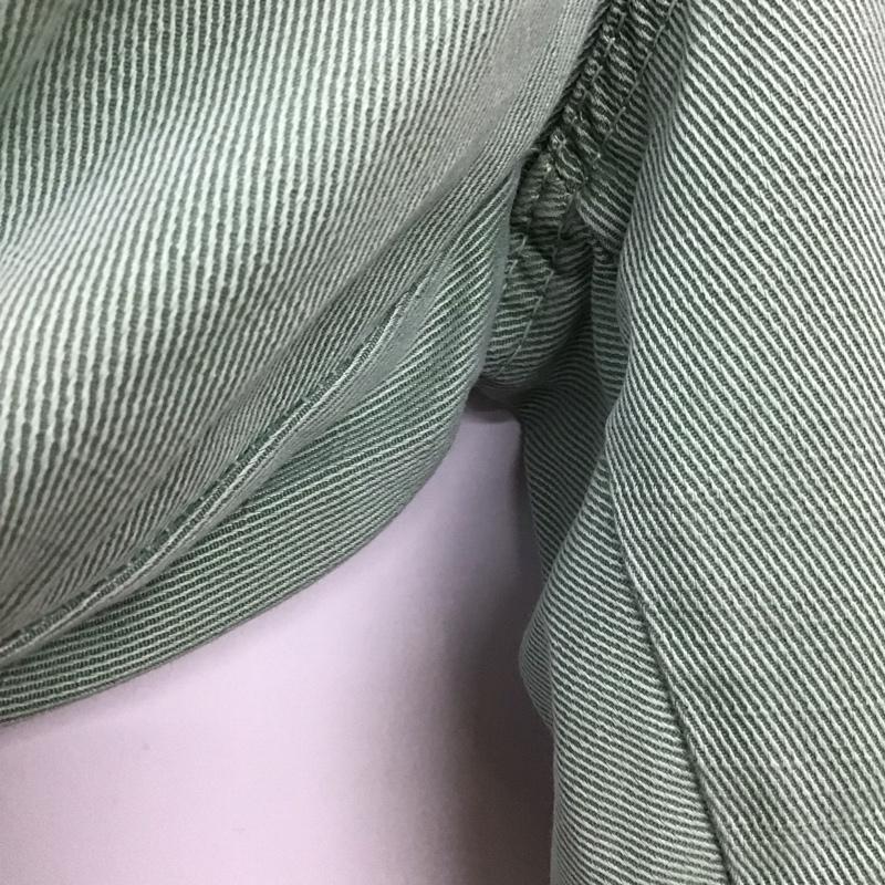 ザラ ZARA パンツ ワークパンツ、ペインターパンツ ワークパンツ ワイドパンツ カジュアルパンツ L 無地 緑 / グリーン /  メンズ USED 古着 中古 10149580