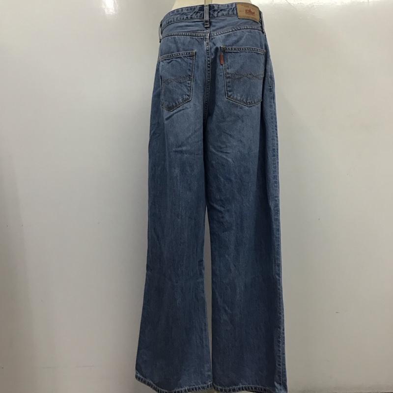 アングリッド Ungrid パンツ デニム、ジーンズ 112242419701-03 ハイウエストオーガニックコットンルーズデニム 26インチ 無地 青 / ブルー /  レディース USED 古着 中古 10118713