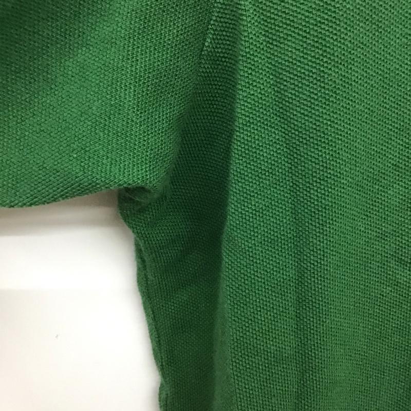 ポロラルフローレン POLO RALPH LAUREN ポロシャツ 半袖 半袖ポロシャツ 半袖カットソー カラーシャツ M ロゴ、文字 緑 / グリーン /  メンズ USED 古着 中古 10129272