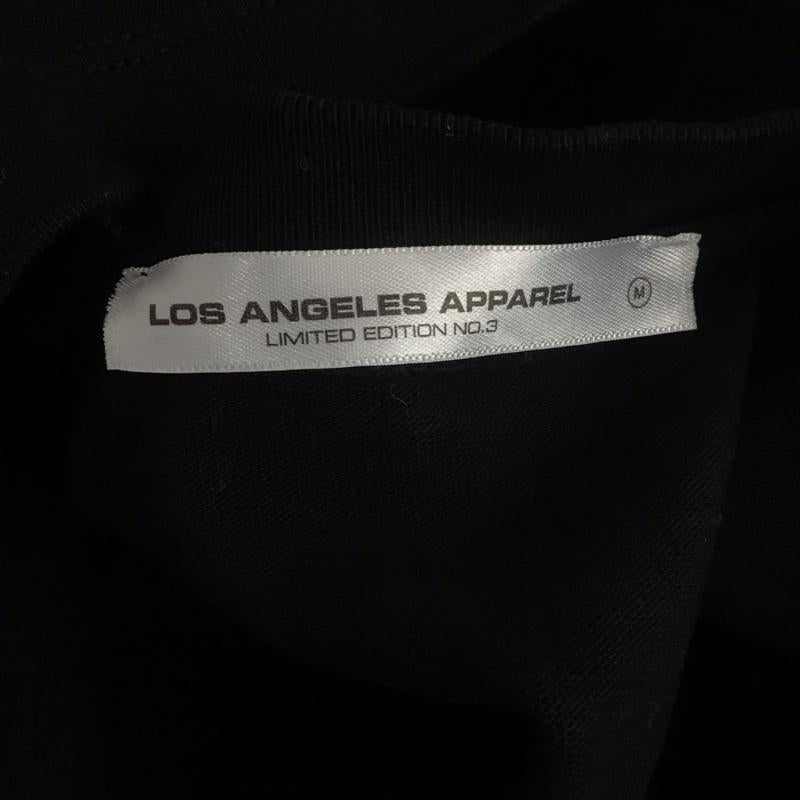 ロサンゼルスアパレル LOS ANGELES APPAREL Tシャツ 半袖 M 無地 黒 / ブラック /  メンズ USED 古着 中古 10108000