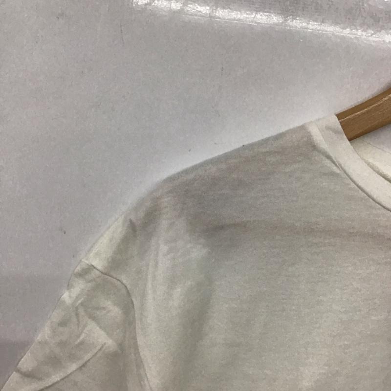 リヴドロワ RIVE DROITE Tシャツ 半袖 半袖カットソー プリントTシャツ クルーネックカットソー FREE プリント 白 / ホワイト /  レディース USED 古着 中古 10135072