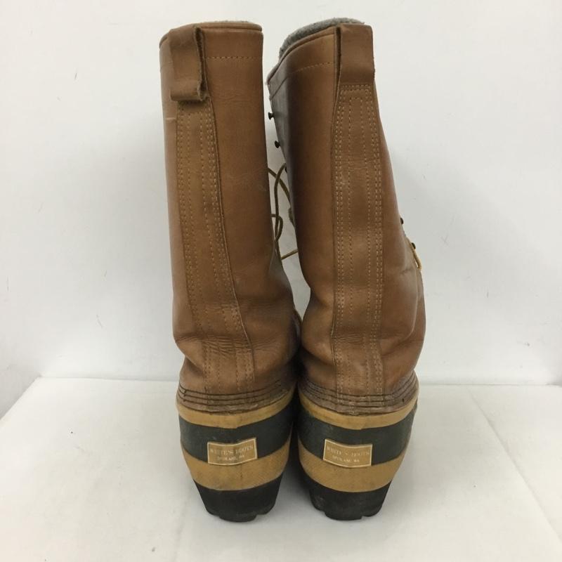 ホワイツブーツ WHITE S BOOTS ブーツ 一般 スノーブーツ ウィンターブーツ .レースアップ 無地 茶 / ブラウン /  メンズ USED 古着 中古 10129554
