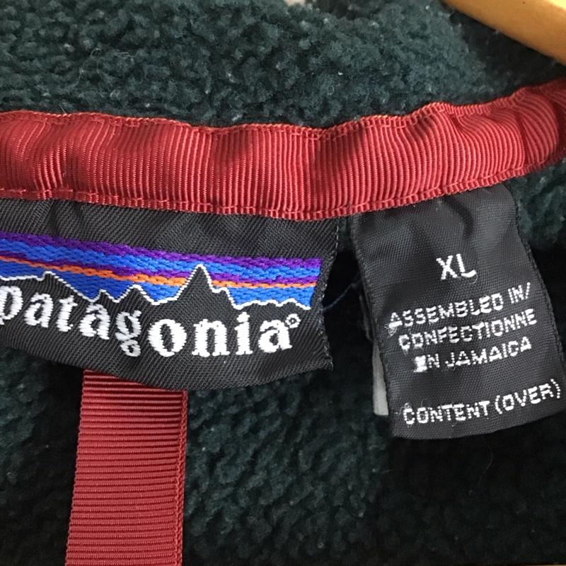 パタゴニア patagonia ジャケット、上着 ジャンパー、ブルゾン フリース プルオーバー 90s スナップT XL 無地 緑 / グリーン /  メンズ USED 古着 中古 10107862