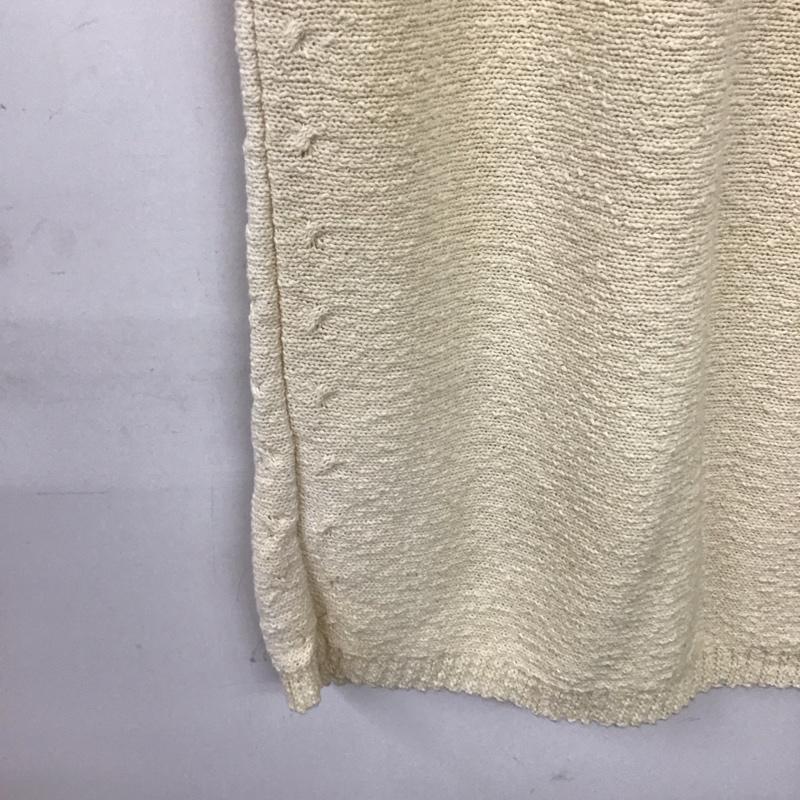 ザラ ZARA ワンピース ひざ丈スカート M 無地 アイボリー / アイボリー /  レディース USED 古着 中古 10143425