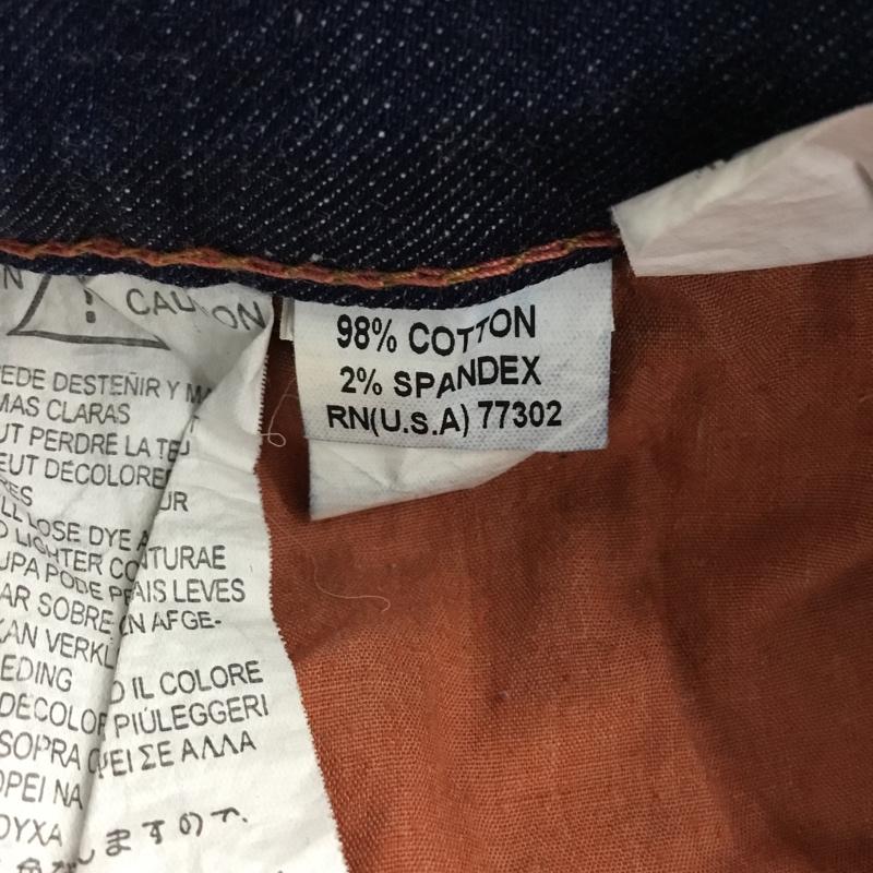 ザラメン ZARA MAN パンツ デニム、ジーンズ デニムパンツ スリムパンツ ストレッチパンツ ジーンズ 44 無地 インディゴ / インディゴ /  メンズ USED 古着 中古 10115009