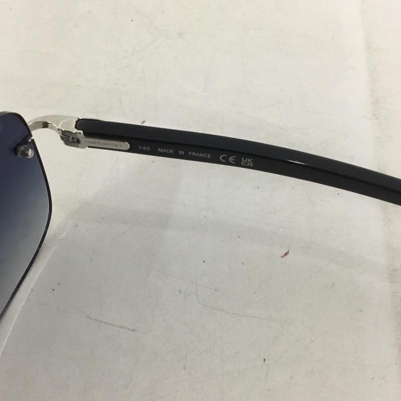 カルティエ Cartier めがね・サングラス サングラス CT0227S グラデーション ロゴ、文字 紺 / ネイビー /  レディース USED 古着 中古 10138341