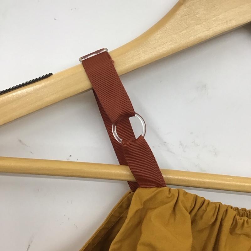 ビーミング バイ ビームス B:MING by BEAMS ワンピース ひざ丈スカート 94-26-0158-443 タイプライター フリル ワンピース キッズ 100cm 100cm 無地 キャメル / キャメル /  ガールズ USED 古着 中古 10113835