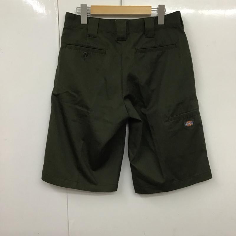 ディッキーズ Dickies パンツ ショートパンツ dk006825a761 FlatFrontWorkPantShorts ハーフパンツ カジュアルパンツ 30インチ 無地 カーキ / カーキ /  メンズ USED 古着 中古 10113025