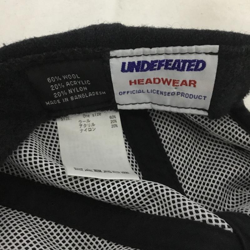 アンディフィーテッド UNDEFEATED 帽子 キャップ 183077500044 ウール混 ロゴ、文字 紺 / ネイビー /  メンズ USED 古着 中古 10142800