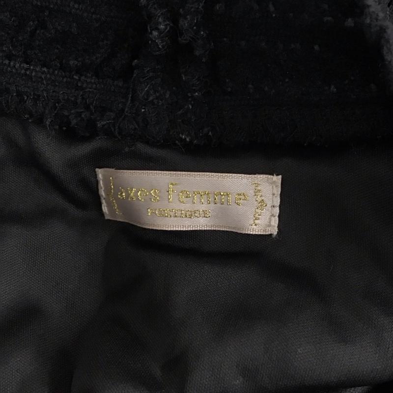 アクシーズファム axes femme ワンピース ロングスカート ST341X12P フィッシュテールレースワンピース ノースリーブ M レース柄 黒 / ブラック /  レディース USED 古着 中古 10110975