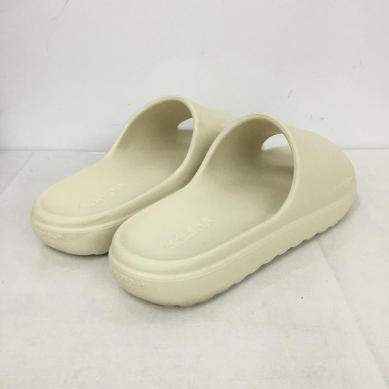 アディダス adidas サンダル サンダル アディレッタ Adilette Lumia 25.5cm 箱有 25.5cm ロゴ、文字 アイボリー / アイボリー /  メンズ USED 古着 中古 10139958