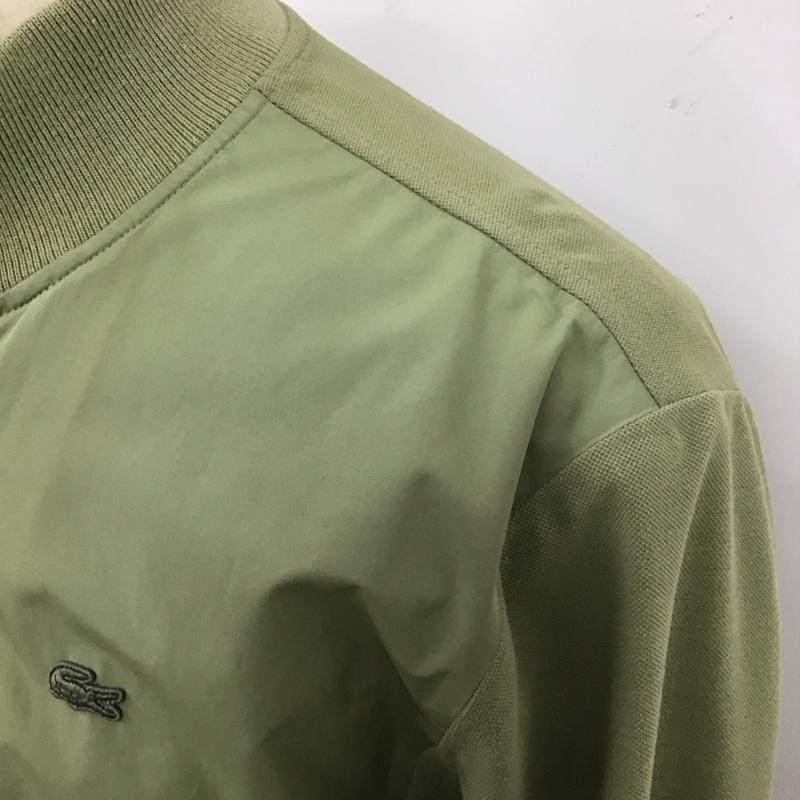 ラコステ LACOSTE ジャケット、上着 ジャンパー、ブルゾン BH321EL ワニ ワッペン M ワンポイント カーキ / カーキ /  メンズ USED 古着 中古 10119826