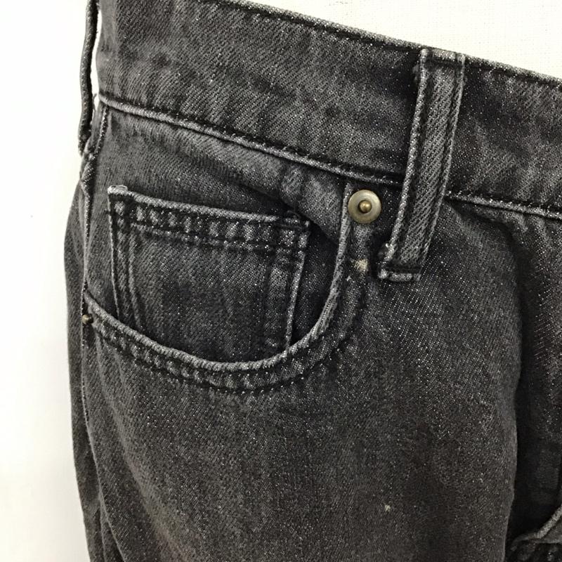 ニコアンド niko and... パンツ デニム、ジーンズ ST65DL03SW M 無地 黒 / ブラック /  レディース USED 古着 中古 10120595
