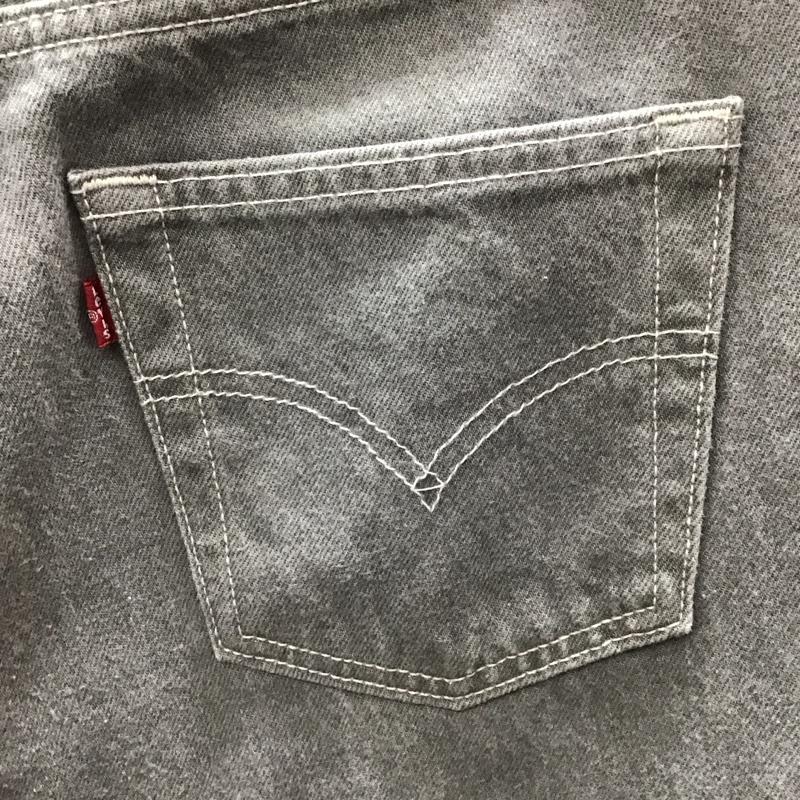 リーバイストラウスアンドコー Levi Strauss & co. パンツ デニム、ジーンズ デニムパンツ ストレートパンツ スリムパンツ カジュアルパンツ 30インチ 無地 灰 / グレー /  メンズ USED 古着 中古 10116338